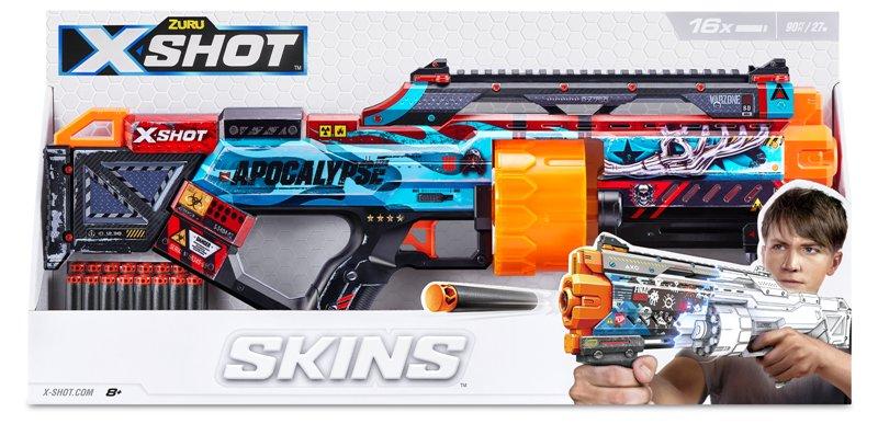 X-SHOT Skins Last Stand (16 Darts) Open Box,Bulk Zuru