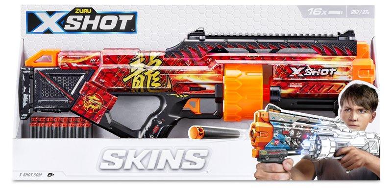 X-SHOT Skins Last Stand (16 Darts) Open Box,Bulk Zuru