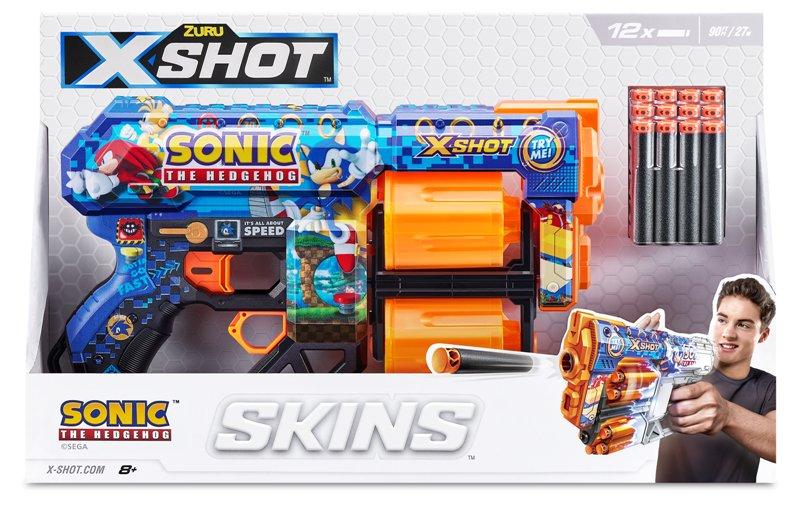 X-SHOT Skins Dread(12 Darts) Open Box,Bulk Zuru