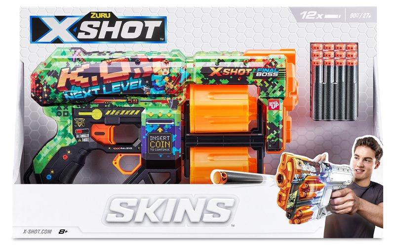 X-SHOT Skins Dread(12 Darts) Open Box,Bulk Zuru