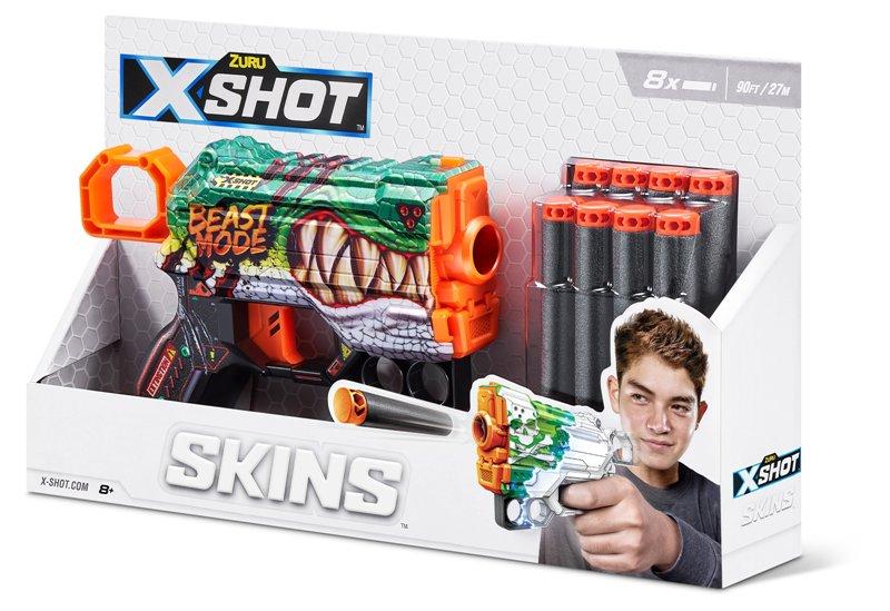 X-SHOT Skins Menace(8 Darts) Open Box,Bulk Zuru