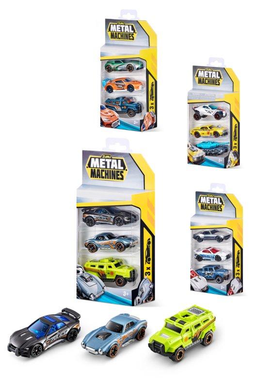 METAL MACHINES S2 Multi Pack Car 3Pk,Bulk Zuru