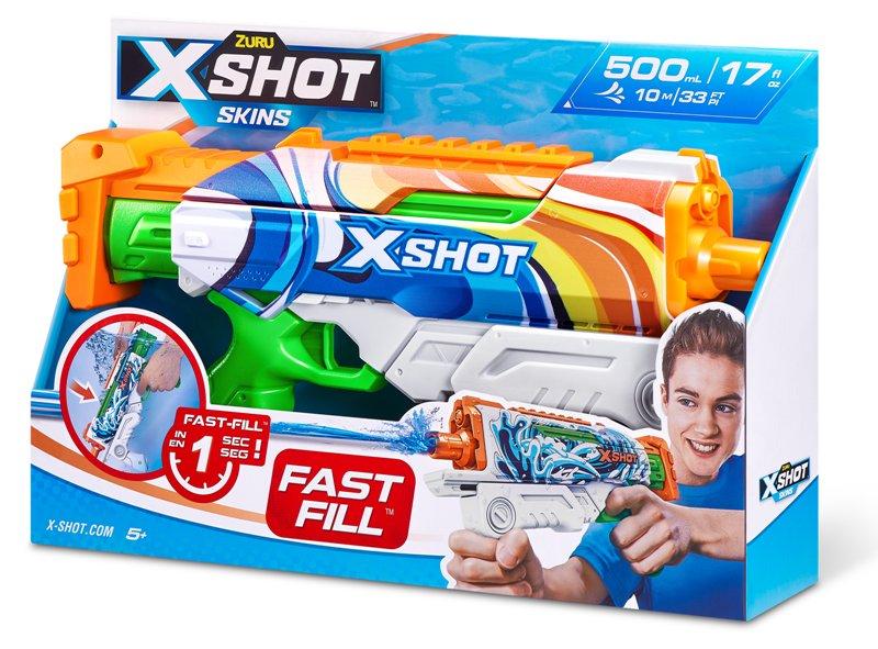 X-SHOT WATER Hyperload Fast-Fill Skins Open Box,Bulk Zuru