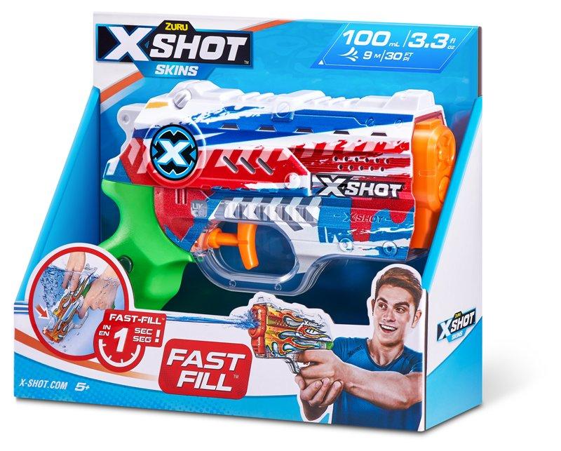 X-SHOT WATER Nano Fast-Fill Skins Open Box,Bulk Zuru