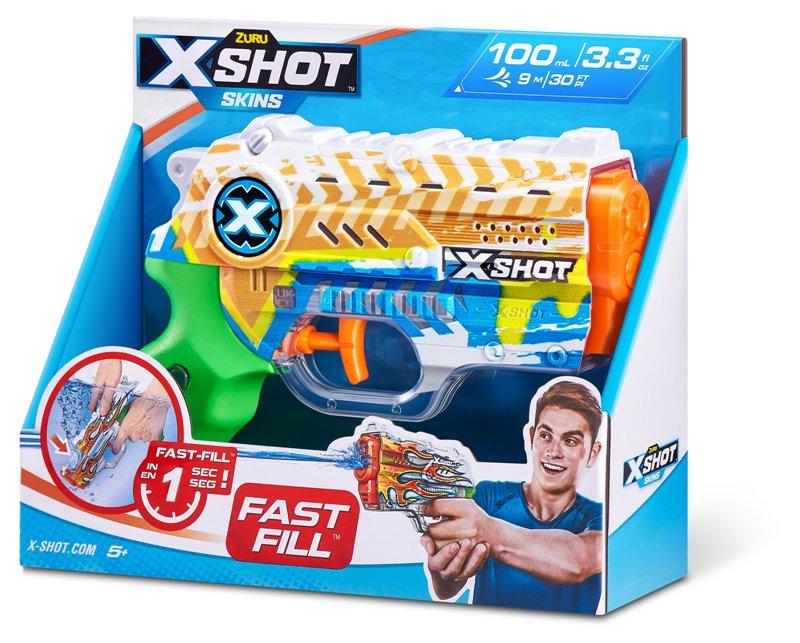 X-SHOT WATER Nano Fast-Fill Skins Open Box,Bulk Zuru