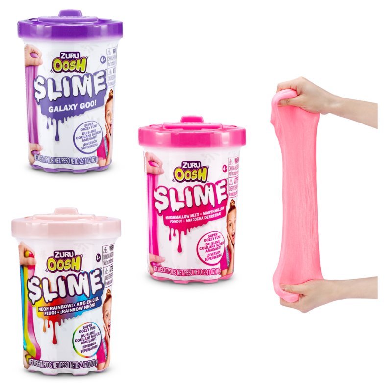 OOSH barattolo Slime 70g, display da 15 pezzi Zuru