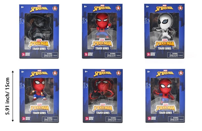 Hero Box Spider-Man Tower Series ASSORTED CTN (12 Units) Toys Matter Europe Limited