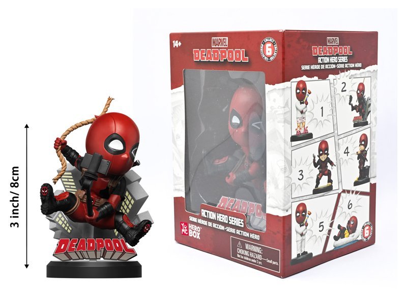 Hero Box Deadpool Action Hero Series ASSORTED CTN (12 Units) Toys Matter Europe Limited