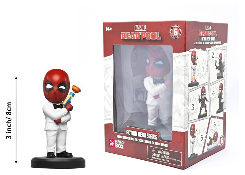 Hero Box Deadpool Action Hero Series ASSORTED CTN (12 Units) Toys Matter Europe Limited