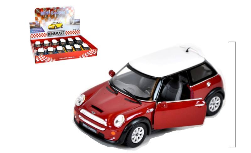 DISPLAY 12 MINI COOPER S 1:28 RETROCARICA Distributori Giocattoli (importazione)