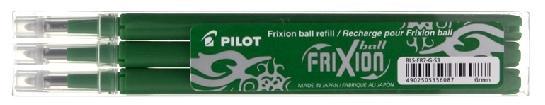 SET 3 PZ. REFILL FRIXION 0,7 VERDE BLS-FR7-G-S3 pilot