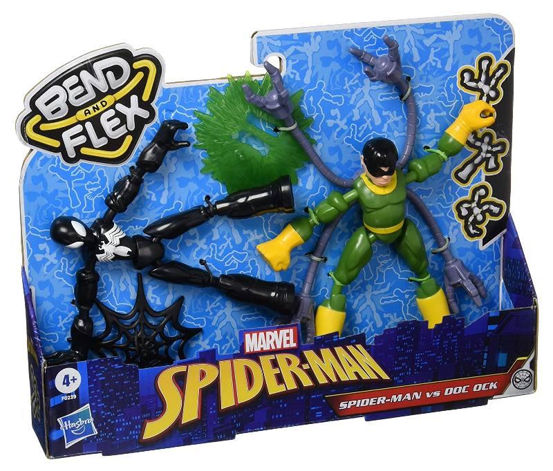 SPD BEND AND FLEX FIGURES DUAL PACK PERSONAGGI SNODABILI SPIDERMAN VS DOC OCK hasbro