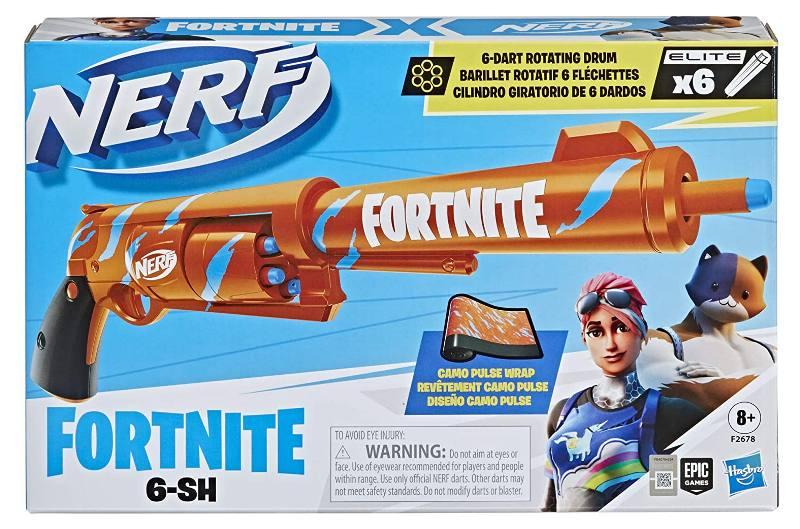 NERF FORTNITE 6 SHOOTERS hasbro