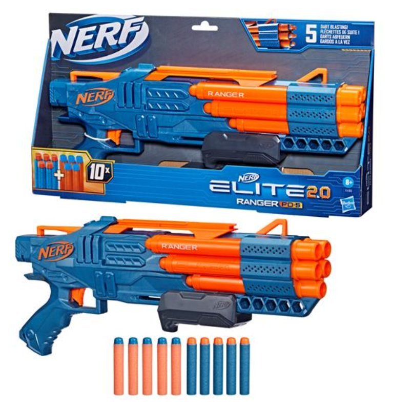 NERF ELITE 2.0 RANGER PD 5 (NERF) hasbro