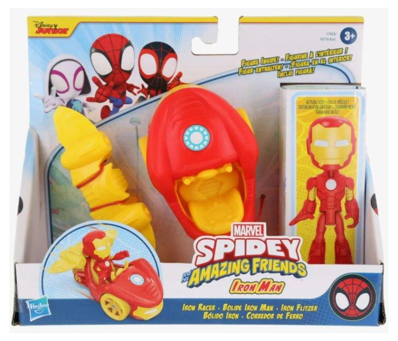 SPIDEY VEICOLO CON PERSONAGGIO E ACCESSORI IRON RACER hasbro