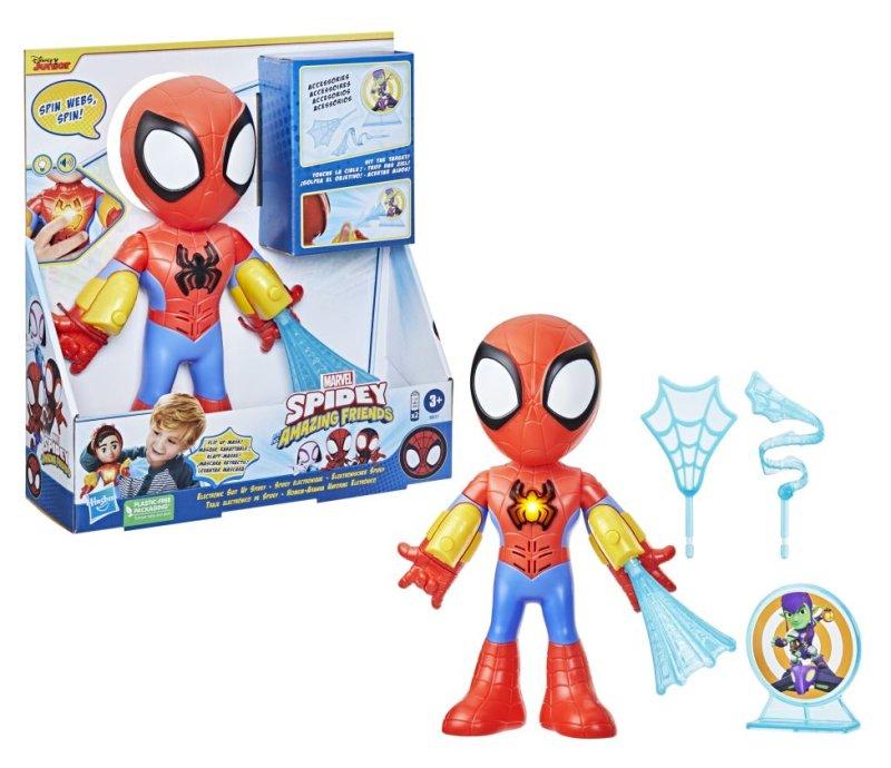 SPIDEY PERSONAGGIO ELETTRONICO CON ACCESSORI (SPIDEY AND HIS AMAZING FRIENDS) hasbro