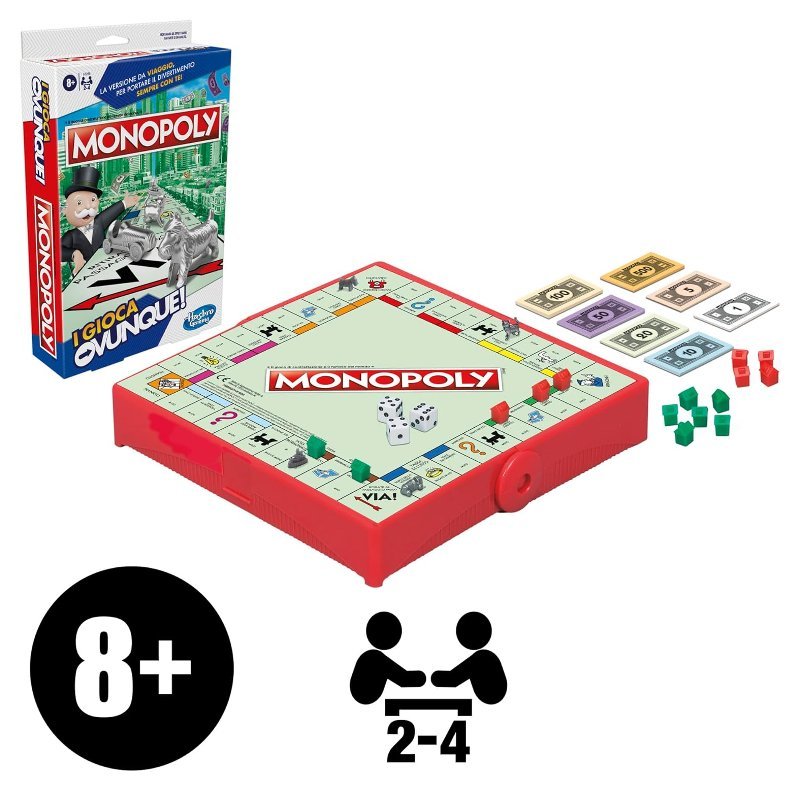 MONOPOLY I GIOCA OVUNQUE hasbro