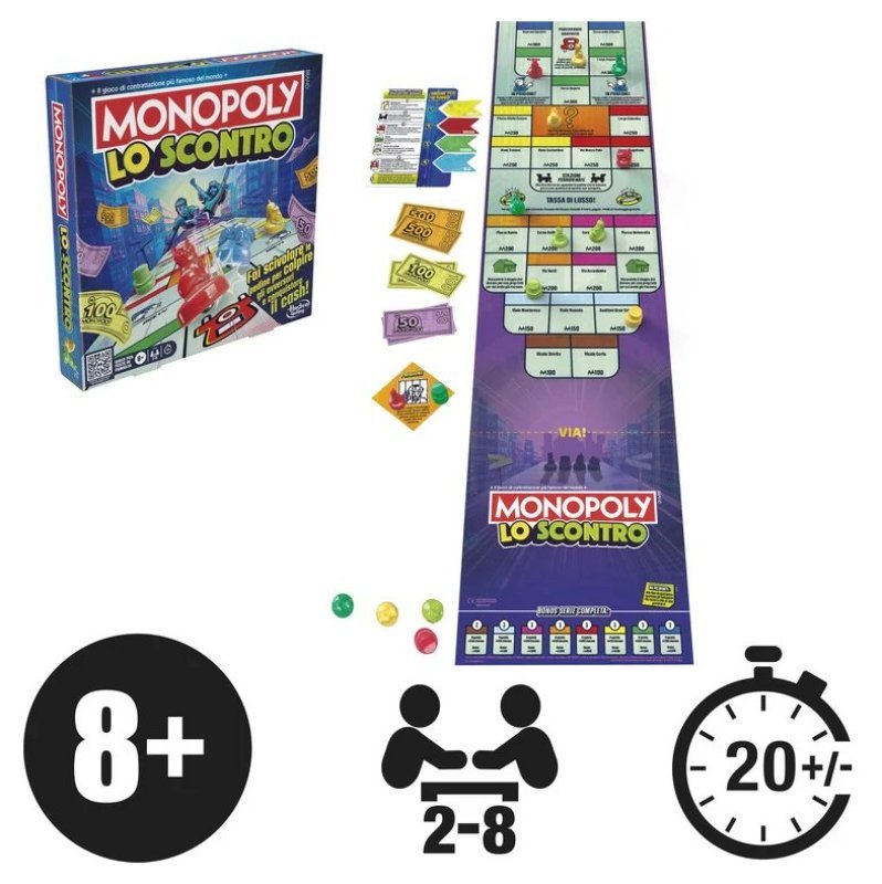 MONOPOLY LO SCONTRO hasbro