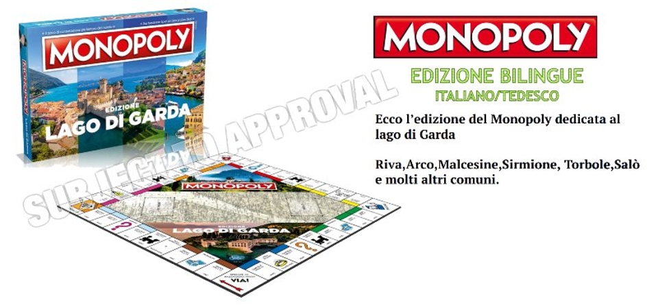 MONOPOLY LAGO DI GARDA VERSIONE BILINGUA ITALIANO-TEDESCO Winning Moves UK Limited