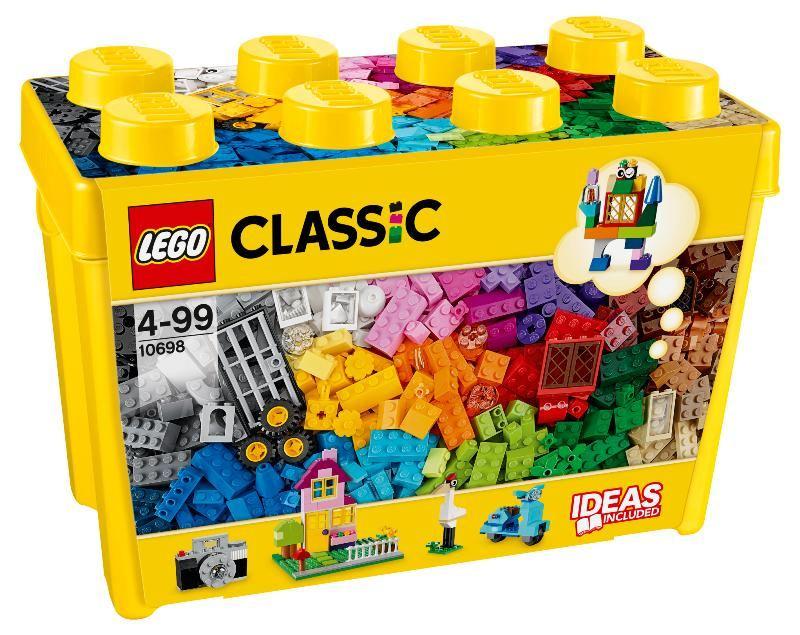 Scatola mattoncini creativi grande lego
