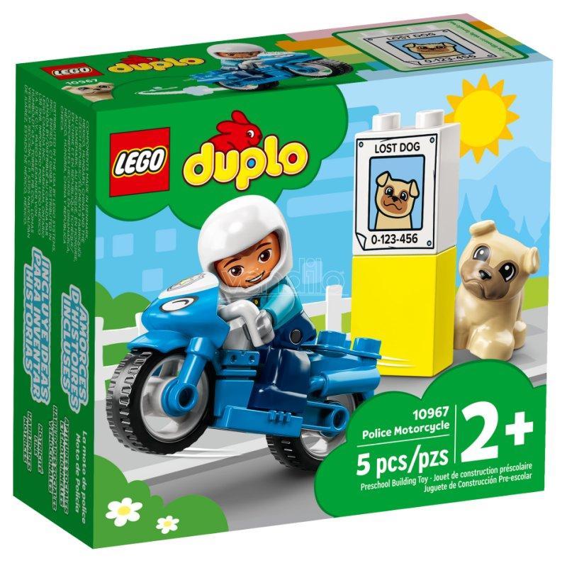 Motocicletta della polizia lego