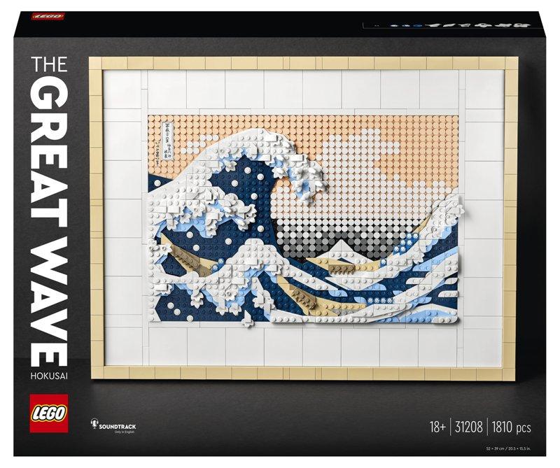 Hokusai La Grande Onda lego