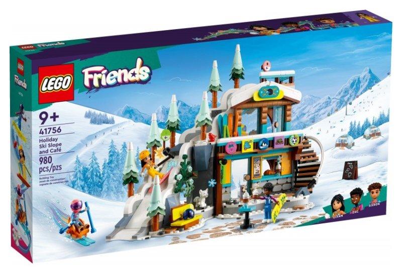 Pista da sci e baita lego