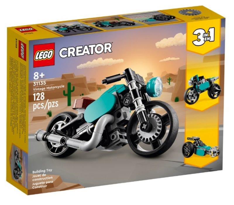 Motocicletta vintage lego