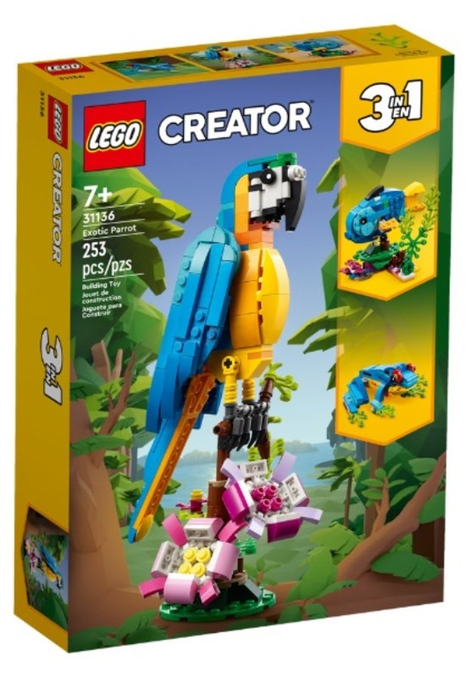 Pappagallo esotico lego