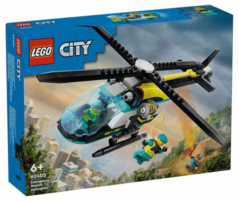 Elicottero di soccorso di emergenza lego