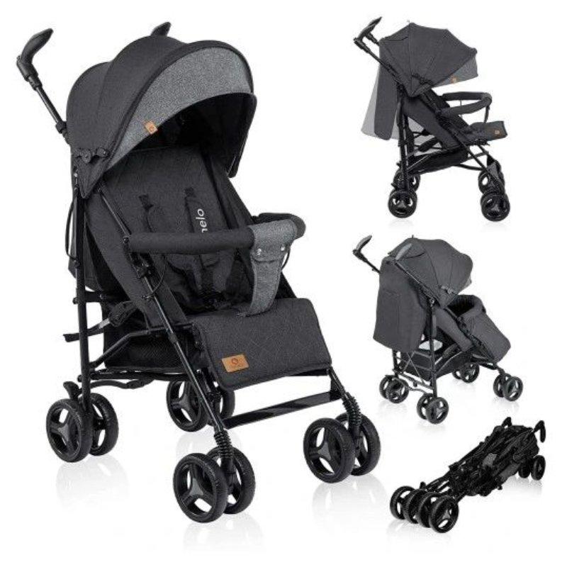 Stroller Irma (LO-IRMA BLACK/DARK GREY) BrandLine Group SPZOO (Lionelo)