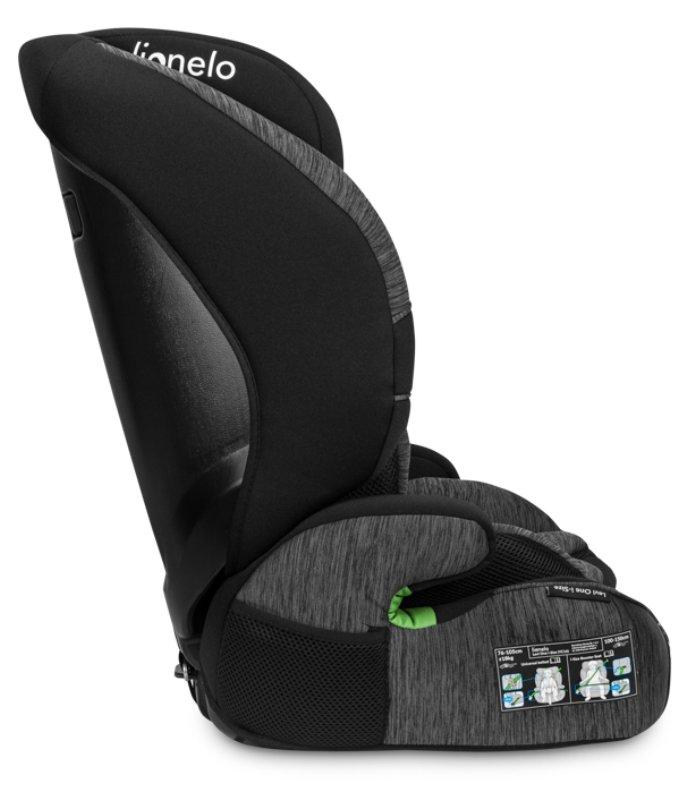 Car seat Levi one i-size 76-150cm (LO-LEVI ONE I-SIZE BLACK GREY) BrandLine Group SPZOO (Lionelo)