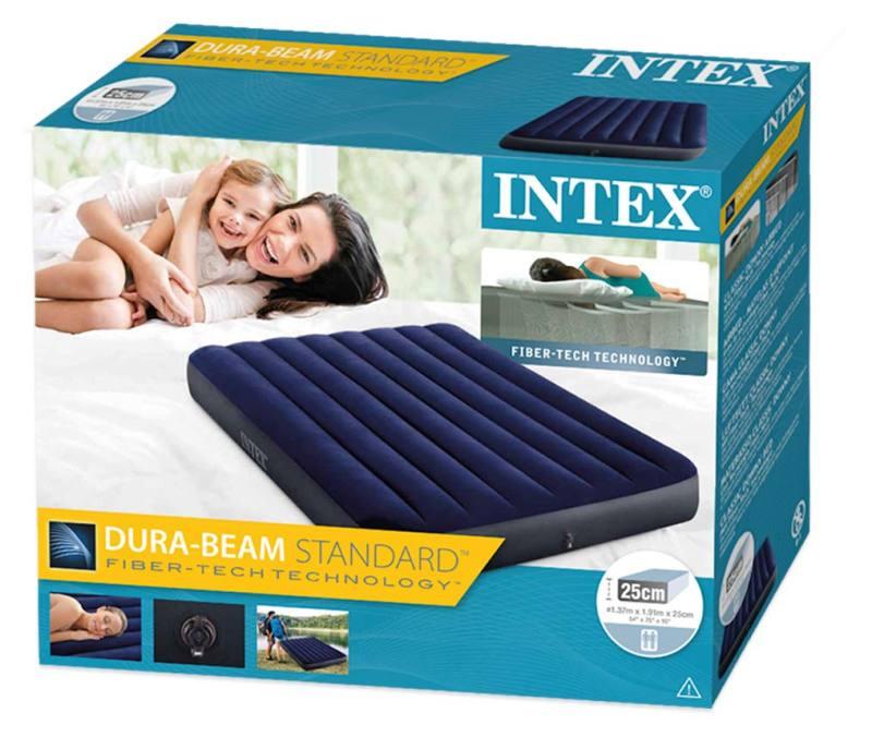 MATERASSO CLASSIC DOWNY CON TECNOLOGIA FIBER TECH CM 76X191X25 Intex (gonfiabile)