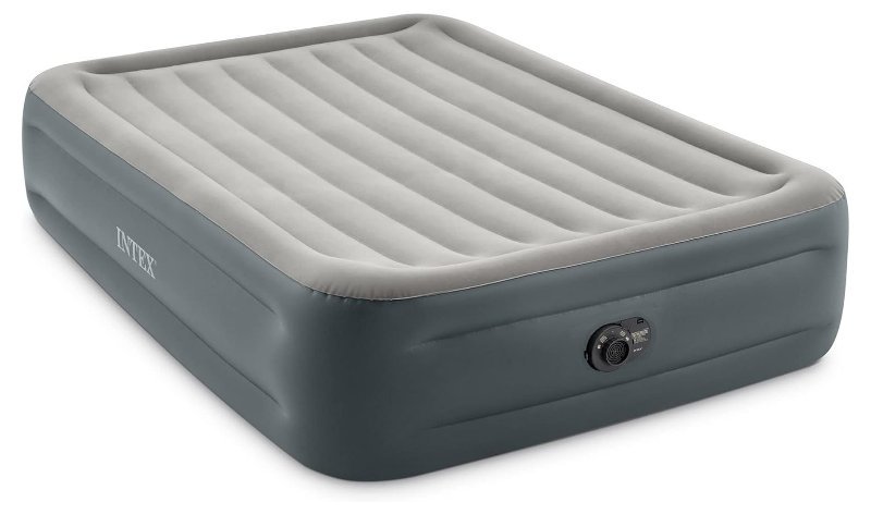 MATERASSO DURA-BEAM ESSENTIAL MATRIMONIALE CON TECNOLOGIA FIBER TECH, POMPA ELETTRICA INCORPORATA 152X203X46 CM Intex (gonfiabile)