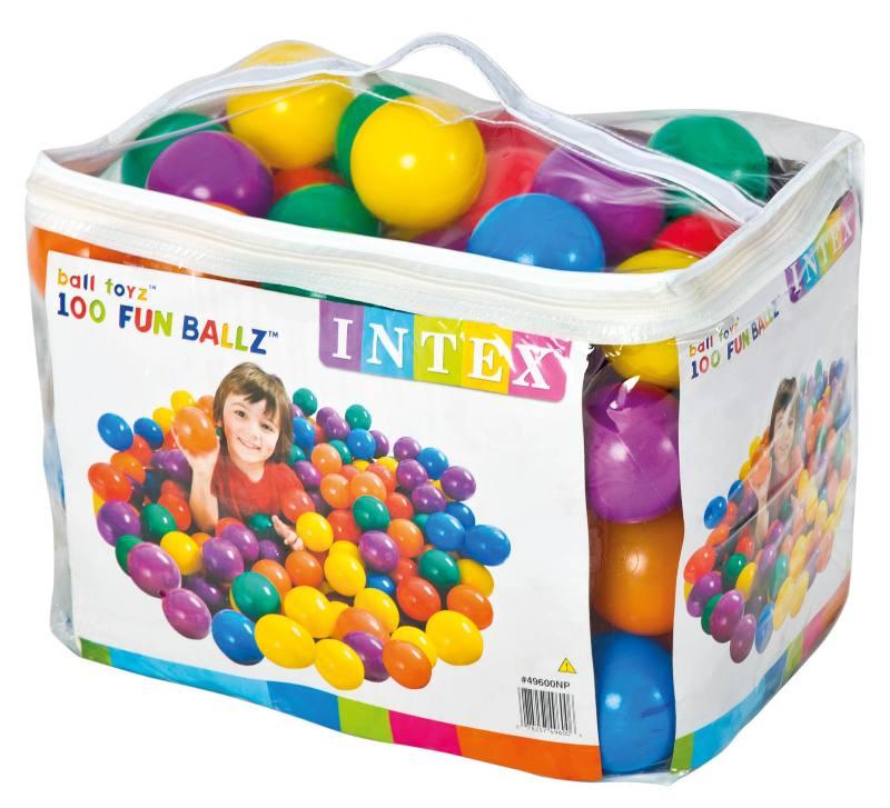 SET 100 PALLINE CM.8 Intex (gonfiabile)