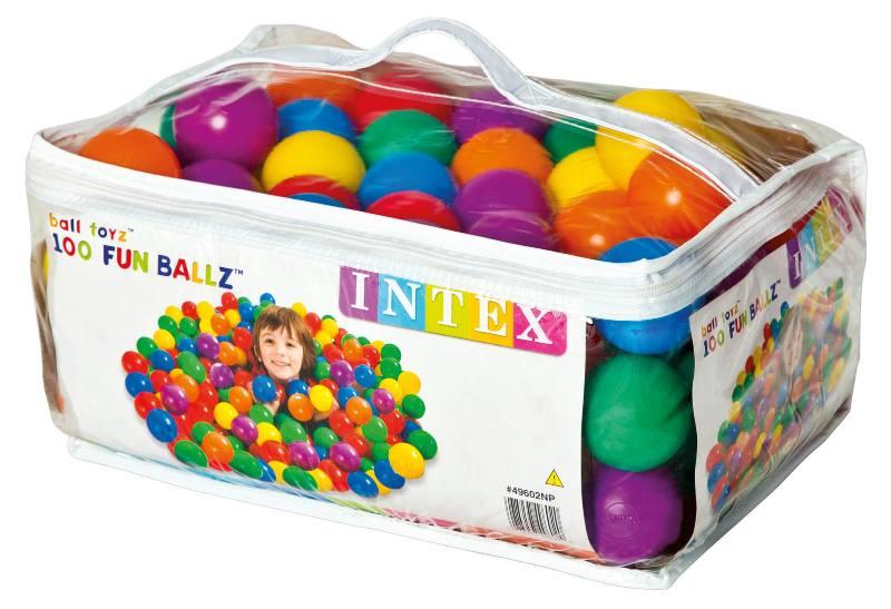 PALLINE COLORATE 6,5CM DIAM Intex (gonfiabile)