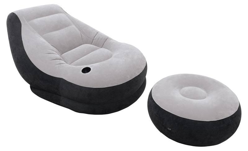 POLTRONA LOUNGE CM 102X137X79 CON POGGIA PIEDI Intex (gonfiabile)