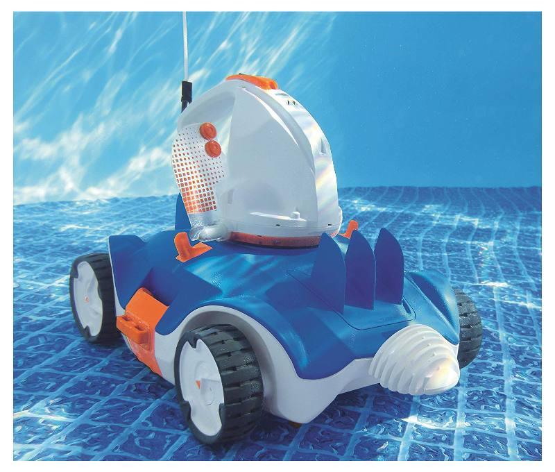 Robot Per Pulizia Della Piscina Aquatronix Flowclear Caratteristiche: Aspira I Detriti E Filtra L'Acqua, Batteria Ricaricabile, Batteria Agli Ioni Di Litio, Lunga Durata, Senza Effetto Memoria Con Respingenti E Spazzole Cambia Direzione Da Solo Best Way (gonfiabile)