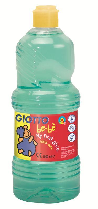 FLACONE 1000ML GIOTTO BEBE' COLLA LIQUIDA - a base vegetale, naturale, senza solventi o sostanze irritanti fila