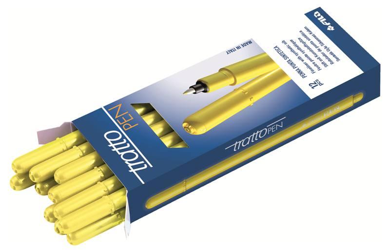 TRATTO PEN METAL GIALLO CANARINO fila