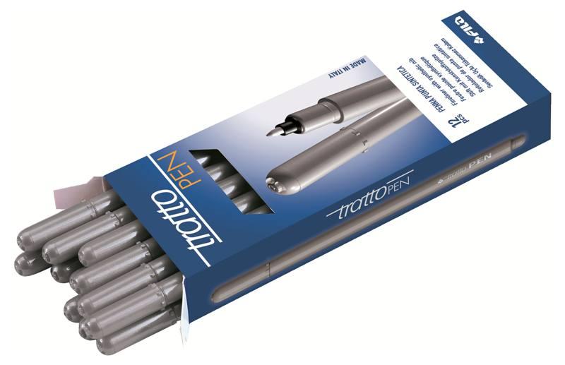 TRATTO PEN METALLO GRIGIO fila