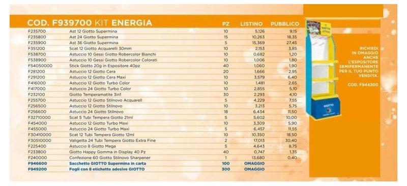 ESP SCUOLA ENERGIA F939700 fila