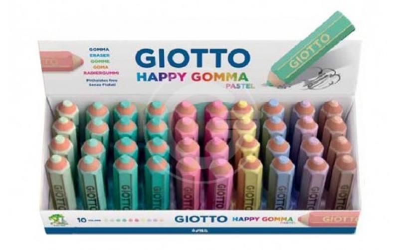 GIOTTO HAPPY GOMMA PASTEL fila