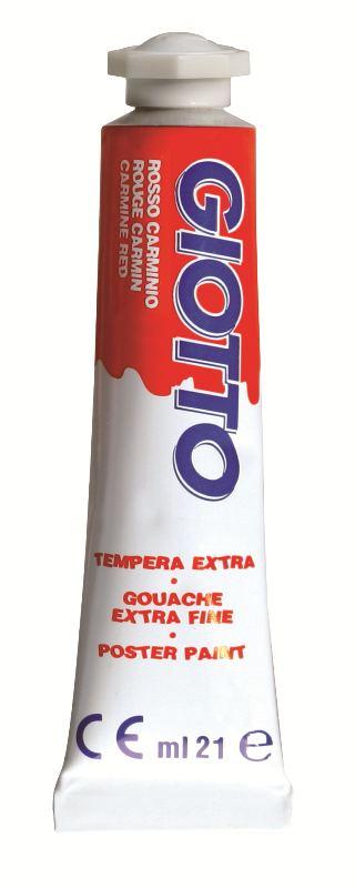 TUBO TEMPERA GIOTTO 21ML ROSSO CARMINIO fila