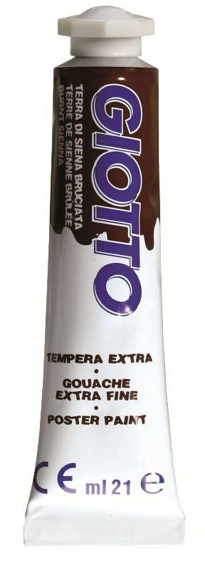 TUBO TEMPERA GIOTTO 21ML TERRA DI SIENA BRUCIATA fila