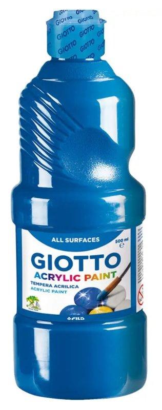 TEMPERA ACRILICA 500 ML CIANO fila