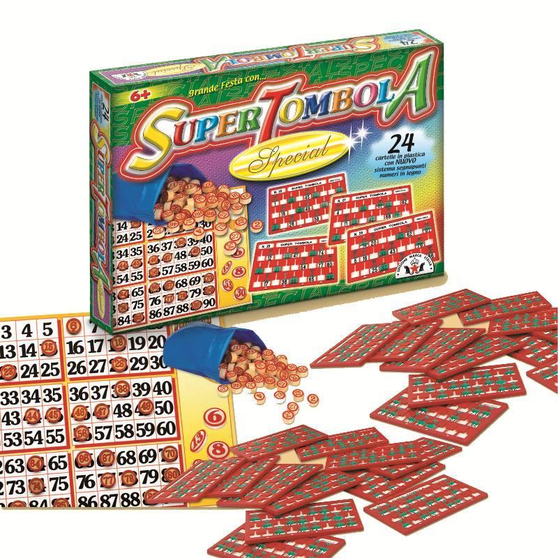 SUPER TOMBOLA SPECIAL 24 CARTELLE CON FINESTRELLA marca-stella