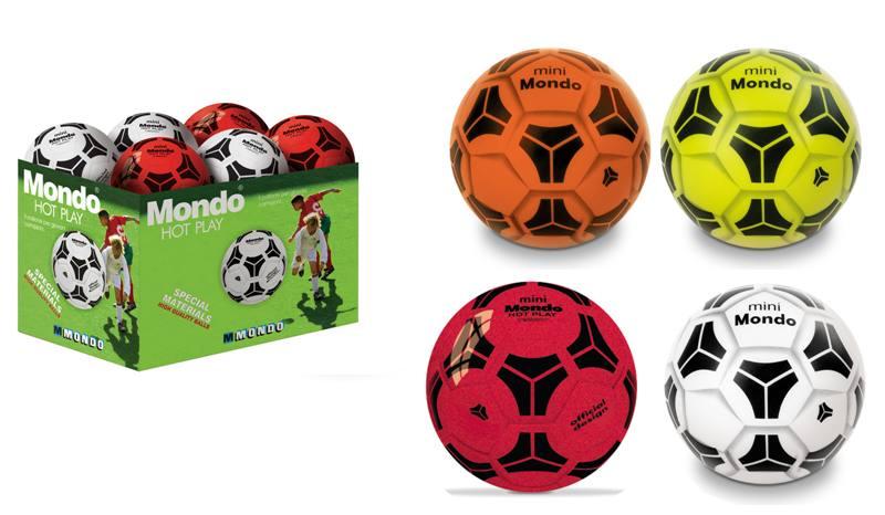 Pallone MINI HOT PLAY Diam. 140 gonfio sc x 12 ass.to 3 col. mondo