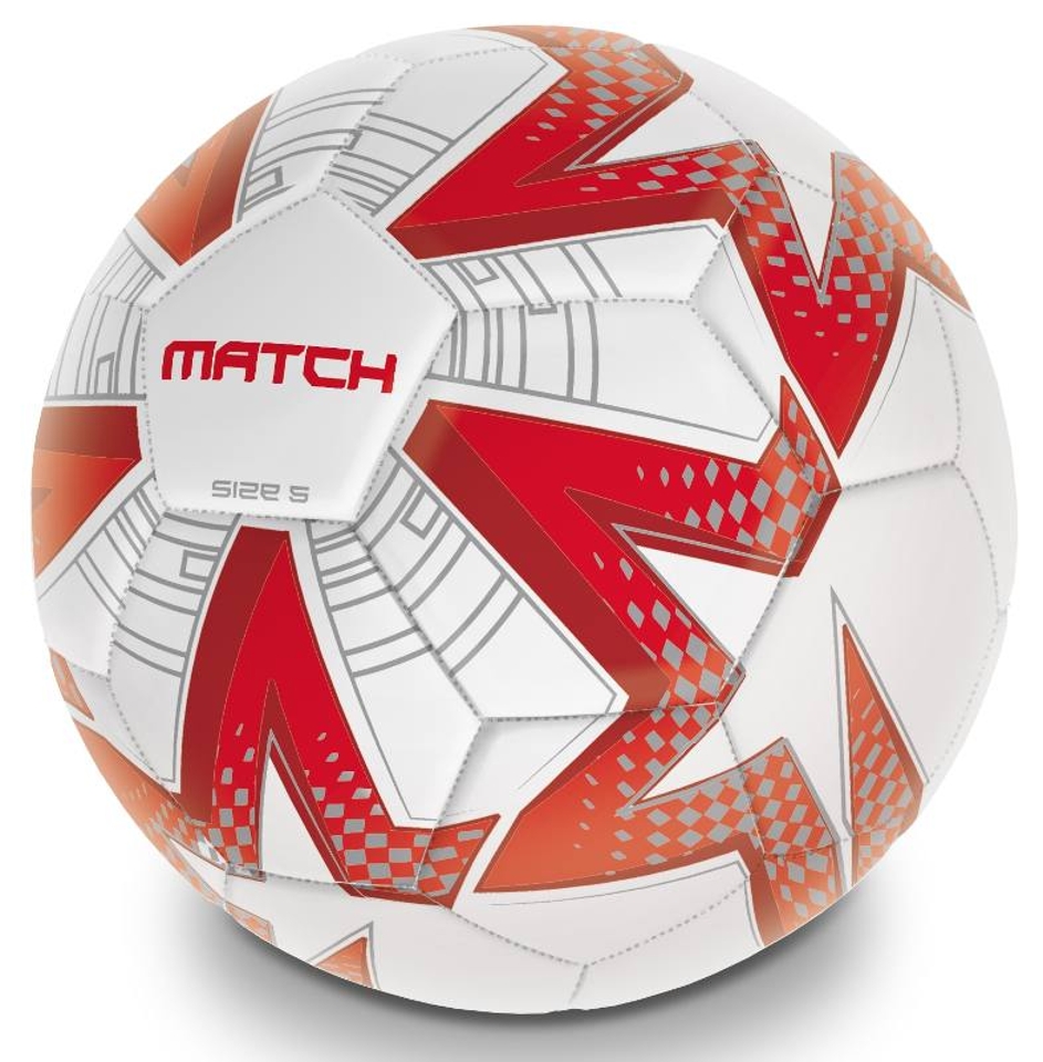 Pallone MATCH 300 gr pallone calcio cucito SGONFIO sc x 40 ass.to 3 col. mondo