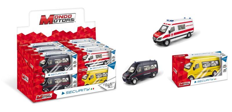 MINIBUS ASS.TO 1/43 12 PEZZI mondo